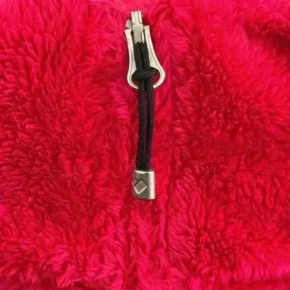 Obermeyer Girl’s XL Bright Pink Fleece 1/4 zip - Picture 7 of 9